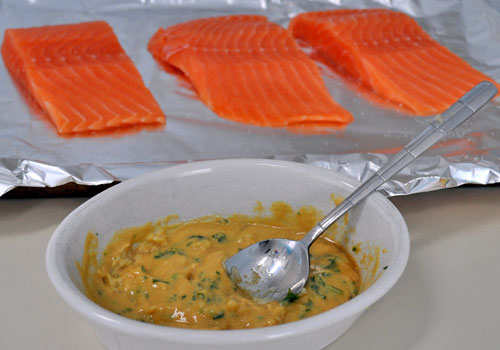 Baked Dijon-Garlic Salmon photo instruction 1