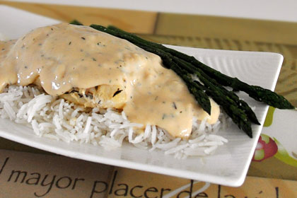 Baked Cod with Creamy Sauce photo instruction 4
