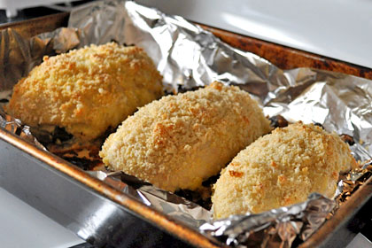 Baked Parmesan Garlic Chicken with Mushrooms photo instruction 6