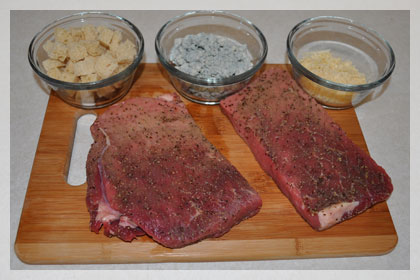 Blue Cheese Topped Steak photo instruction 1