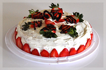 Cake with Strawberry Filling photo instruction 16