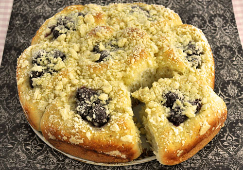 Cherry Buns with Crumb Topping photo instruction 8