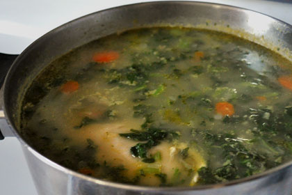 Chicken Barley Soup with Kale photo instruction 6