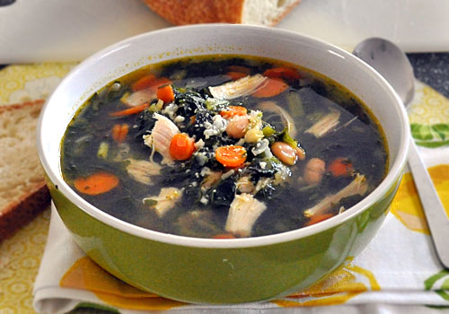 Chicken Soup with White Beans and Kale photo instruction 6
