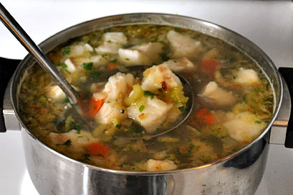 Cod Fish Soup photo instruction 6