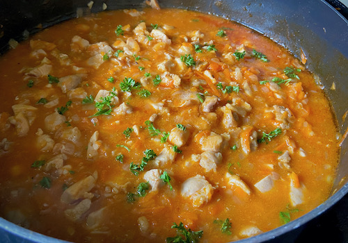 Easy Chicken Goulash (Stew) photo instruction 3