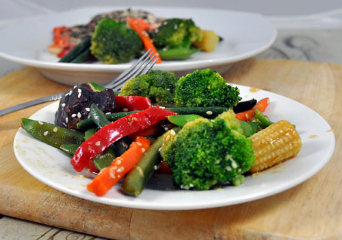 Quick and Easy Stir Fry Vegetables (Frozen Blend)