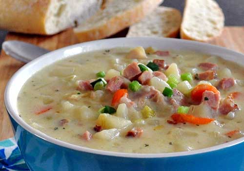 Ham and Potato Soup with Leeks photo instruction 7 Ham and Potato Soup with Leeks photo instruction 7