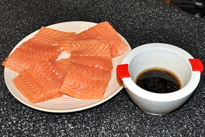 Marinated Broiled Salmon photo instruction 1