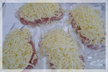 Pork Chops Topped with Onions, Mayo and Cheese photo instruction 4