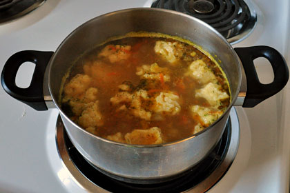 Куриный Суп с Галушками и Картошкой пошаговое фото 3
