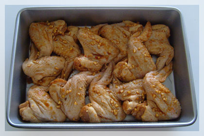 Sweet and Garlic Chicken Wings photo instruction 2