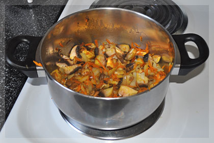 Russian Mushroom and Barley Soup photo instruction 2