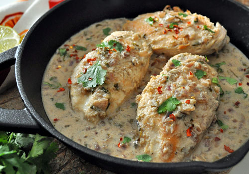 Whole30 Chicken in Coconut Sauce