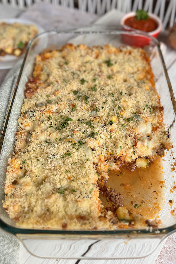 Actually Delicious Zucchini and Ground Beef Casserole