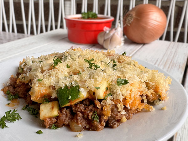 Actually Delicious Zucchini and Ground Beef Casserole