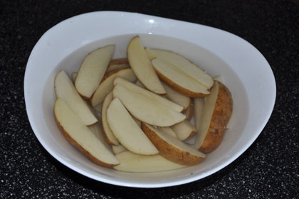 Baked Potato Wedges photo instruction 1