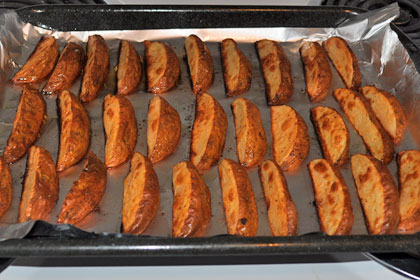 Baked Potato Wedges photo instruction 3