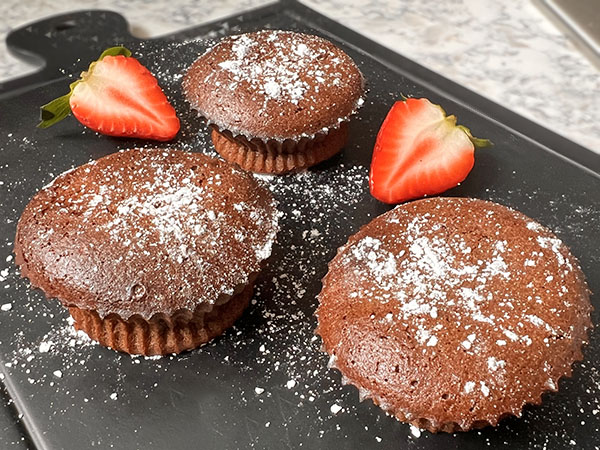 Chocolate Lava Cupcakes Recipe (paleo, gluten free)