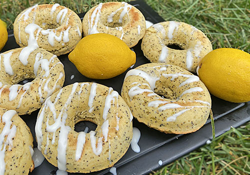 Лимонно-Маковые Пончики из Миндальной Муки