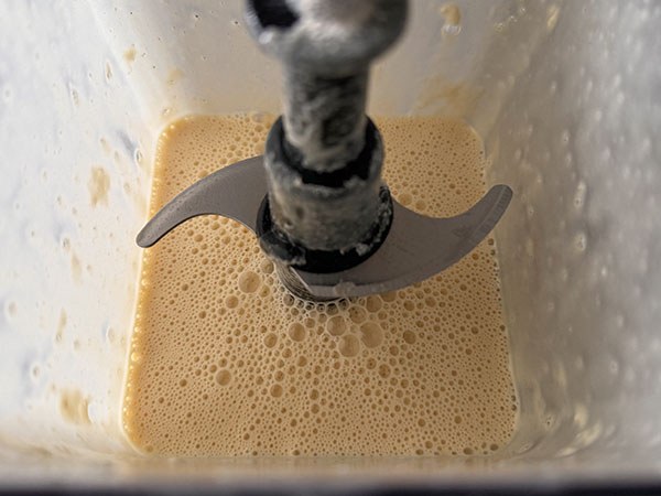 Dutch Baby Pancake batter in blender.