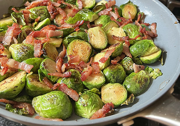 Paleo Brussels Sprouts and Bacon