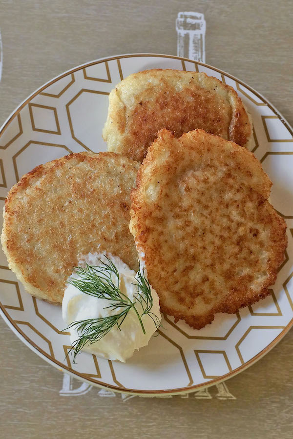 Potato Pancakes Stuffed with Ground Beef