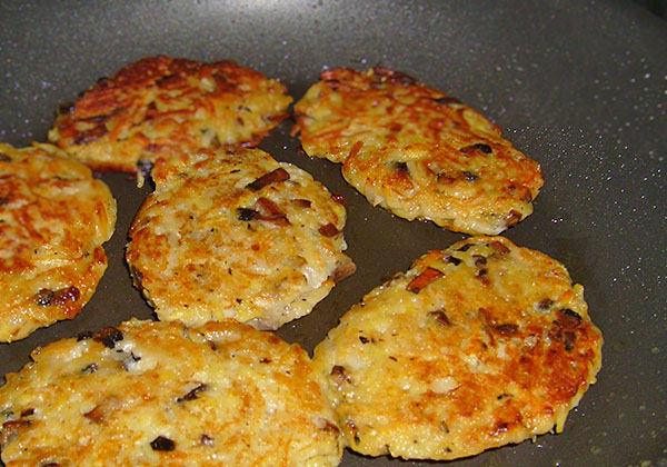 Potato Pancakes with mushrooms