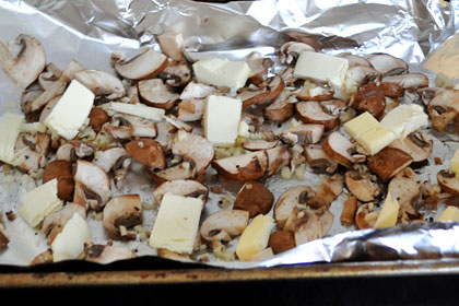 Baked Parmesan Garlic Chicken with Mushrooms photo instruction 4