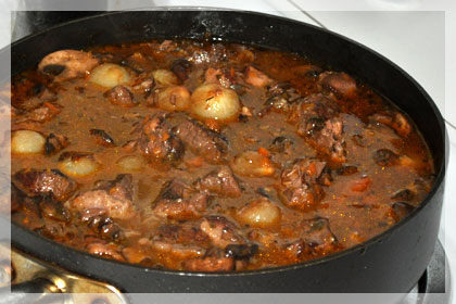 Beef Burgundy (Beef Bourguignon)