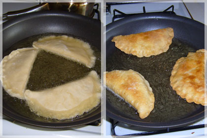 Beef Chebureki (Deep Fried Beef Dumplings) photo instruction 6