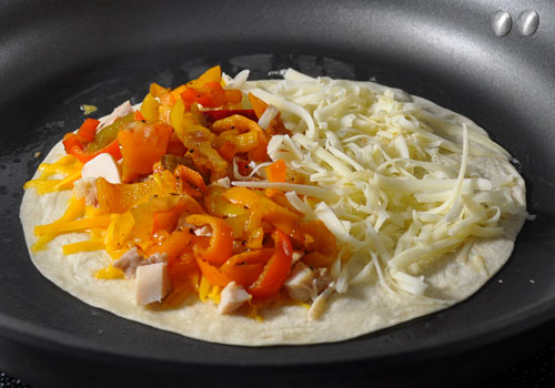 Chicken and Pepper Quesadillas photo instruction 4