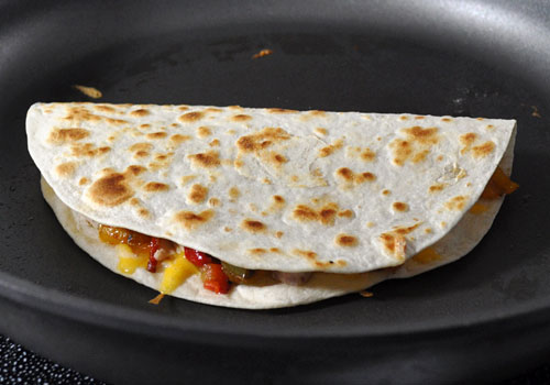 Chicken and Pepper Quesadillas photo instruction 5
