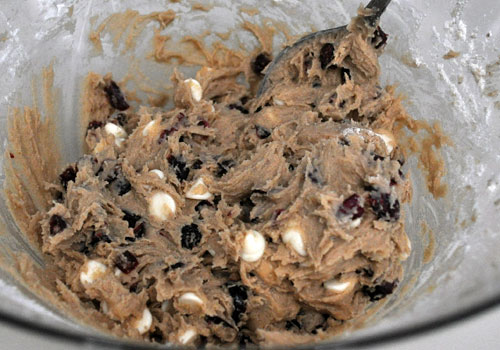 Chocolate and Cranberry Easy Christmas Cookies photo instruction 3