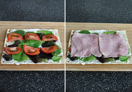 Easy Lunch Wrap with Ham photo instruction 2