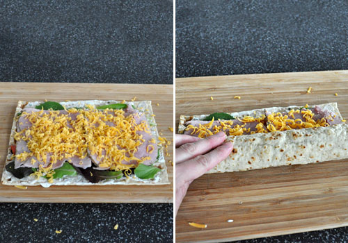 Easy Lunch Wrap with Ham photo instruction 3
