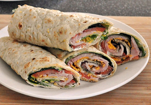 Easy Lunch Wrap with Ham photo instruction 5