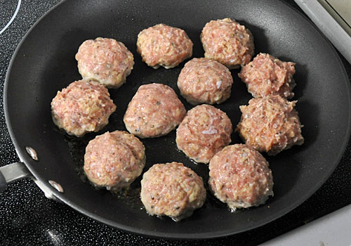 Easy Turkey Meatballs with Mozzarella photo instruction 5