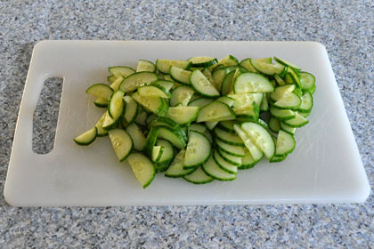 English Cucumber Dill Salad photo instruction 1