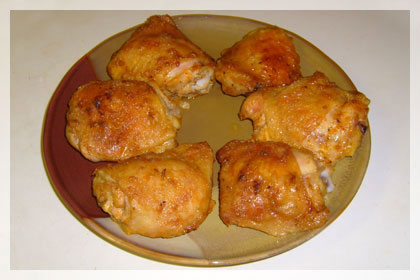 Garlic Chicken Thighs