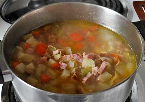 Ham and Potato Soup with Leeks photo instruction 4