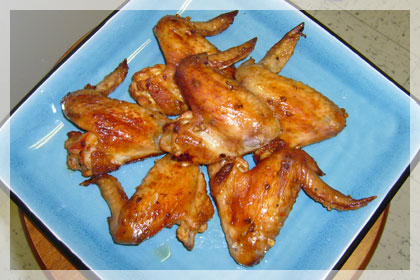 Sweet and Garlic Chicken Wings