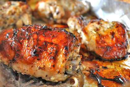 Yogurt Marinated Chicken Thighs | Mydeliciousmeals.com